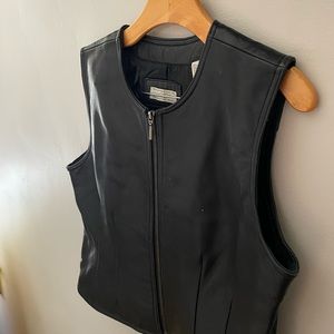 Vintage Lord&Taylor leather vest